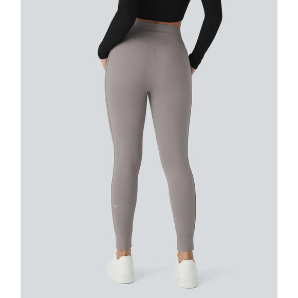 Halara Softlyzero HighWaisted Drawstring Full Length Joggers Gull Gray Medium - Picture 6 of 6